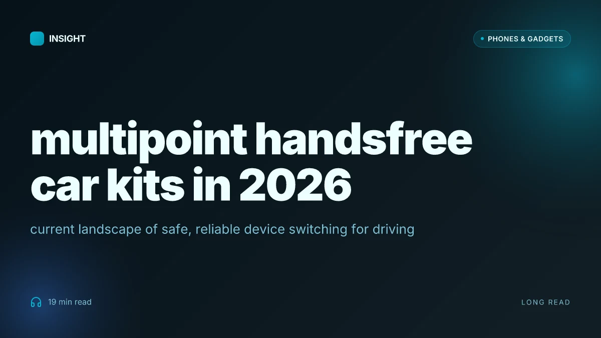 14 Best multipoint bluetooth handsfree car kits for safe driving in 2026