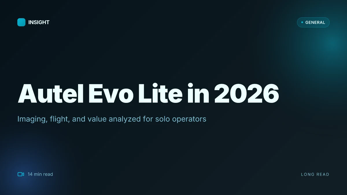 How the Autel Evo Lite stacks up in 2026: imaging, flight, and value dissected