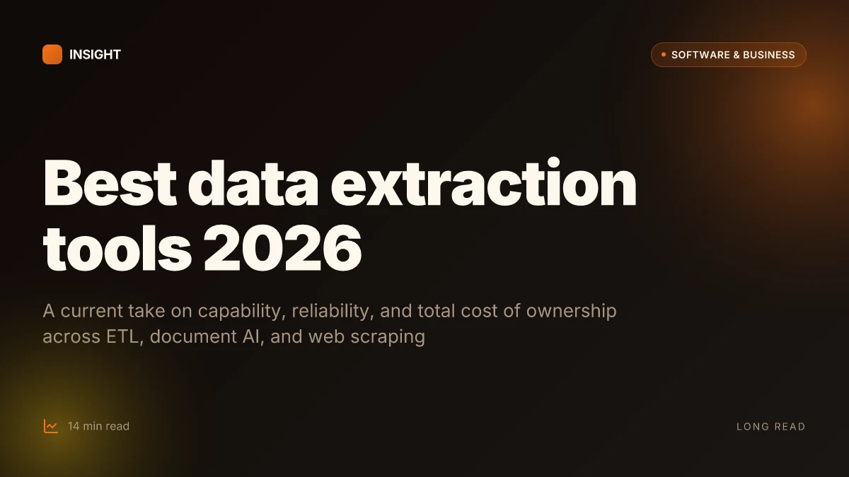 What makes the best data extraction tools in 2026 different from the rest
