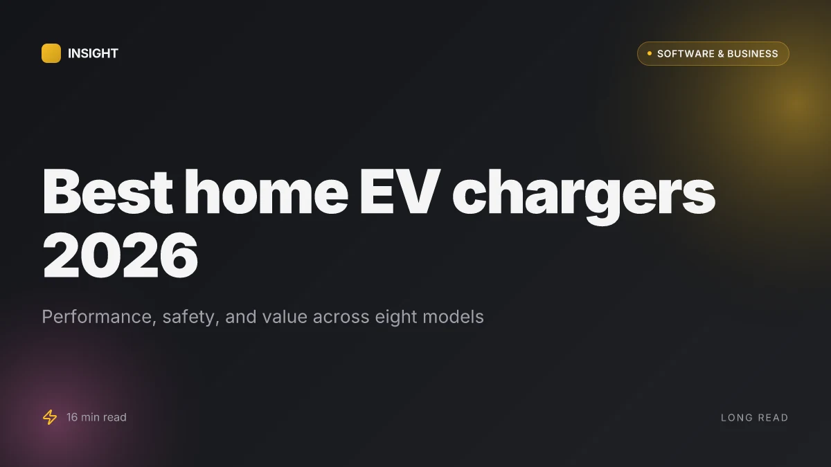8 Best home EV chargers compared in 2026, performance, safety, and value