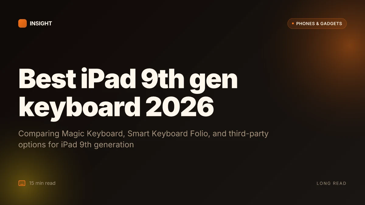 What is the best keyboard for iPad 9th generation in 2026
