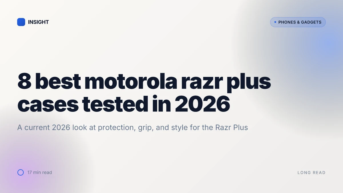 8 Best motorola razr plus cases tested in 2026
