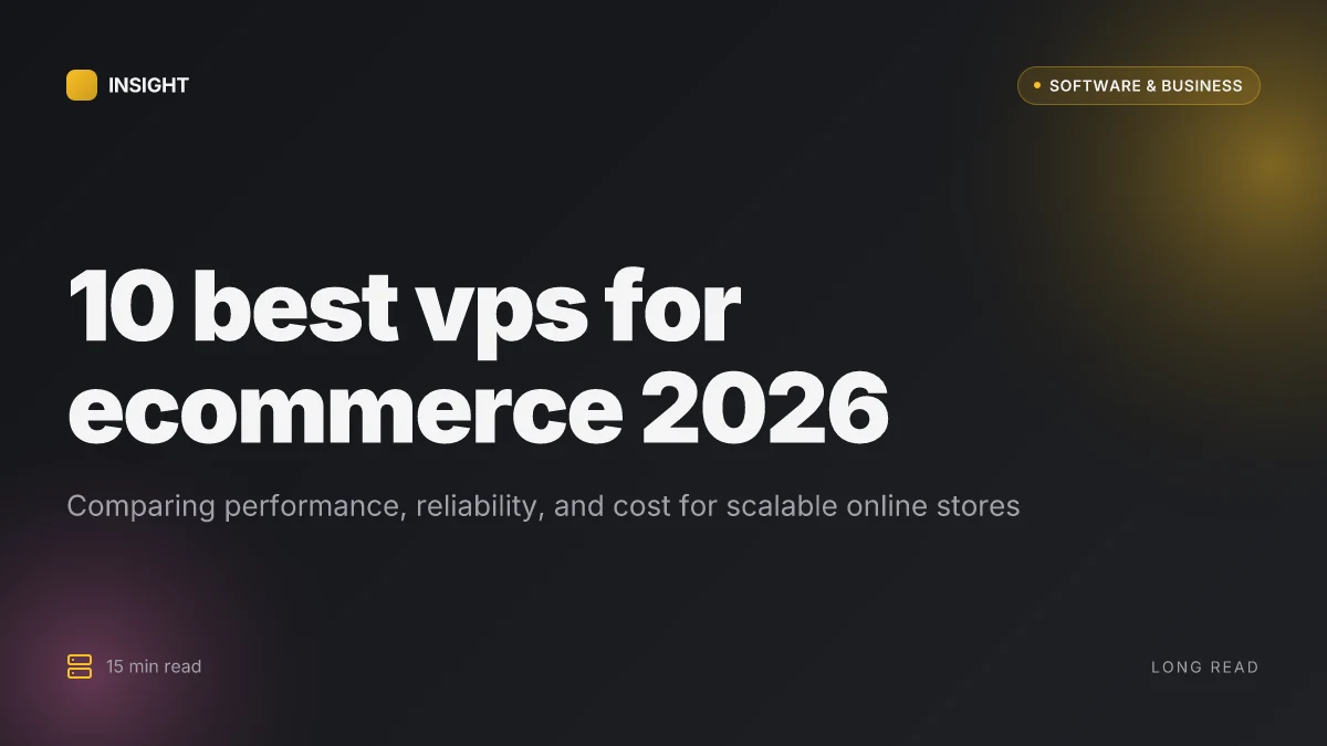 10 Best VPS for ecommerce in 2026 with standout trade-offs