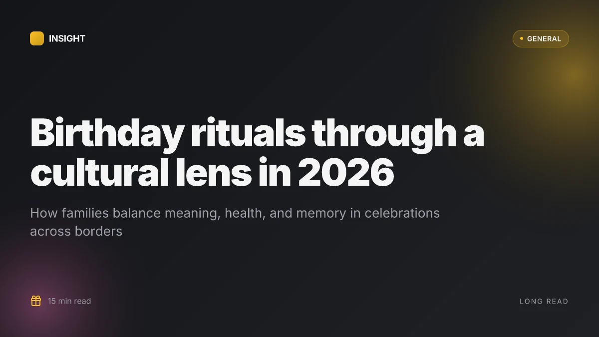 What a birthday celebration case review reveals about culture, risk, and memory making
