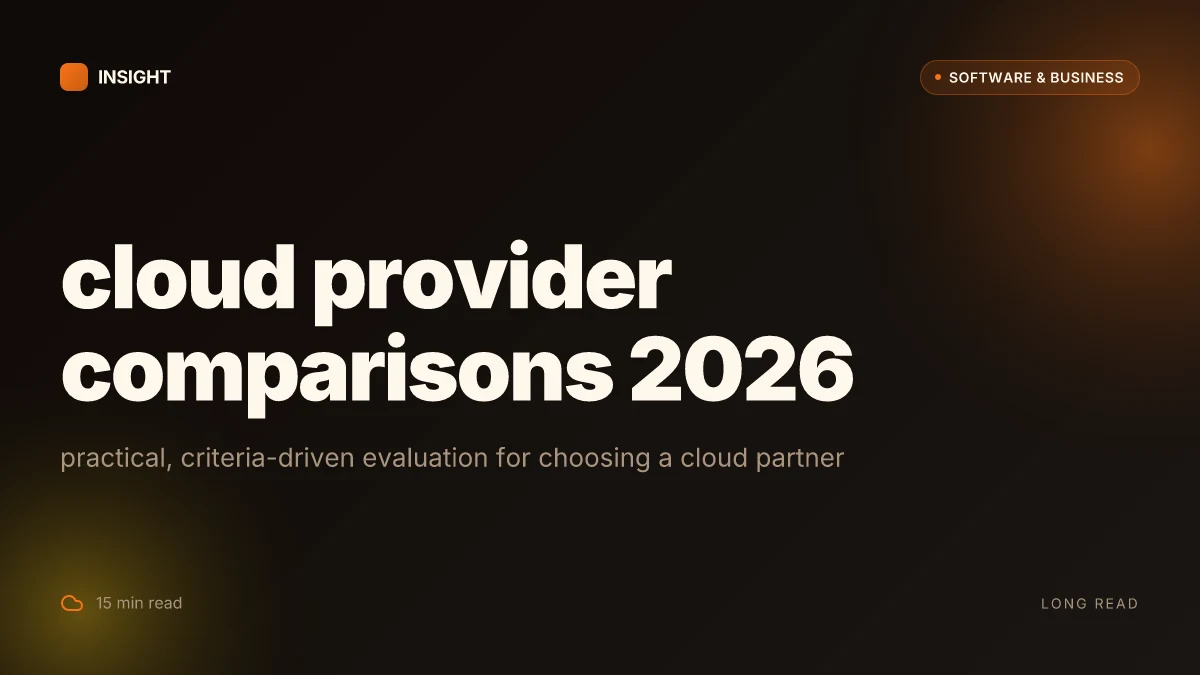 8 Ways to compare cloud service providers in 2026 and why it matters