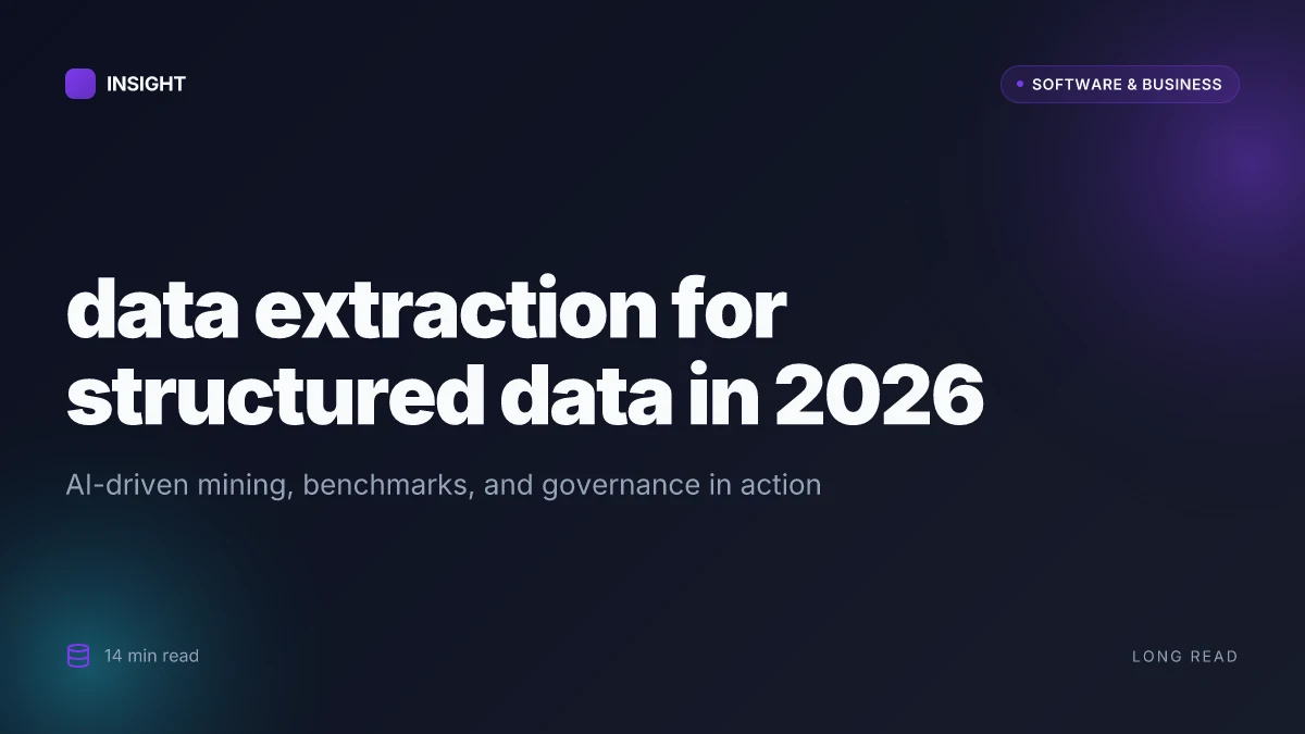 How data extraction techniques have evolved for structured data in 2026