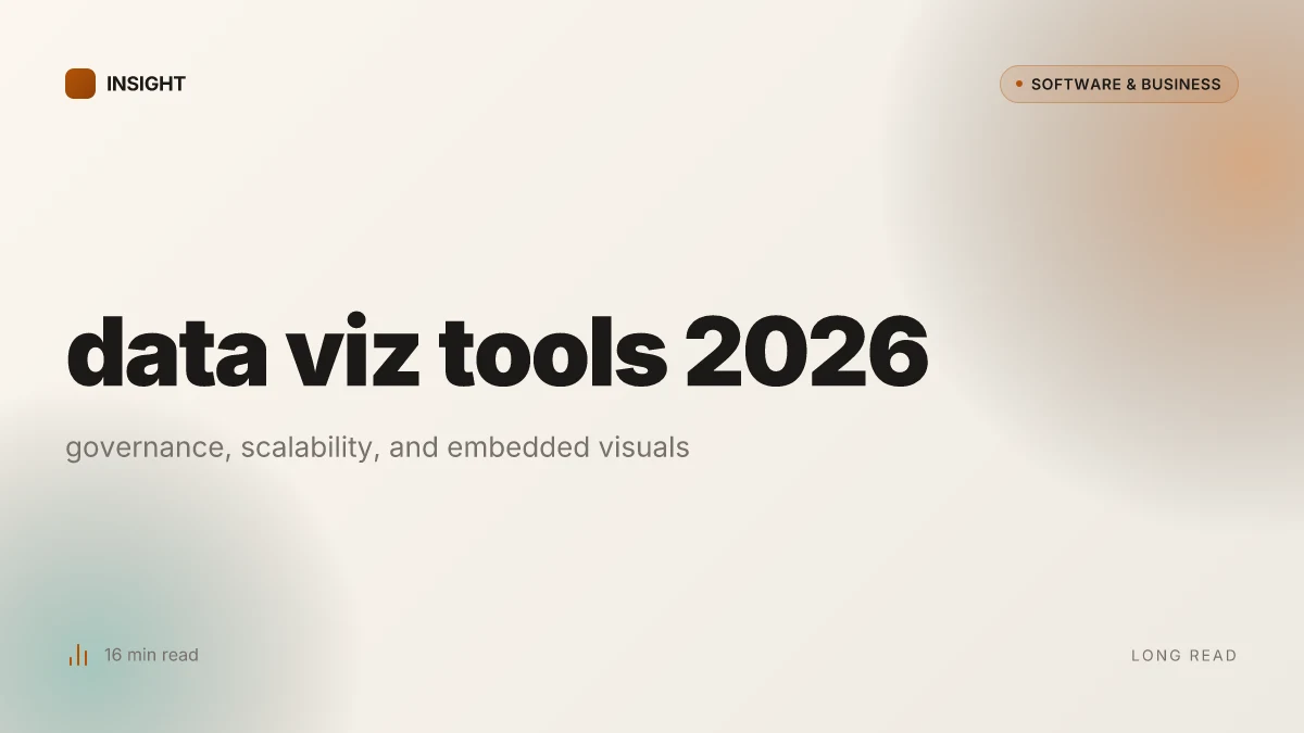 What data visualization tools comparison professionals consider in 2026