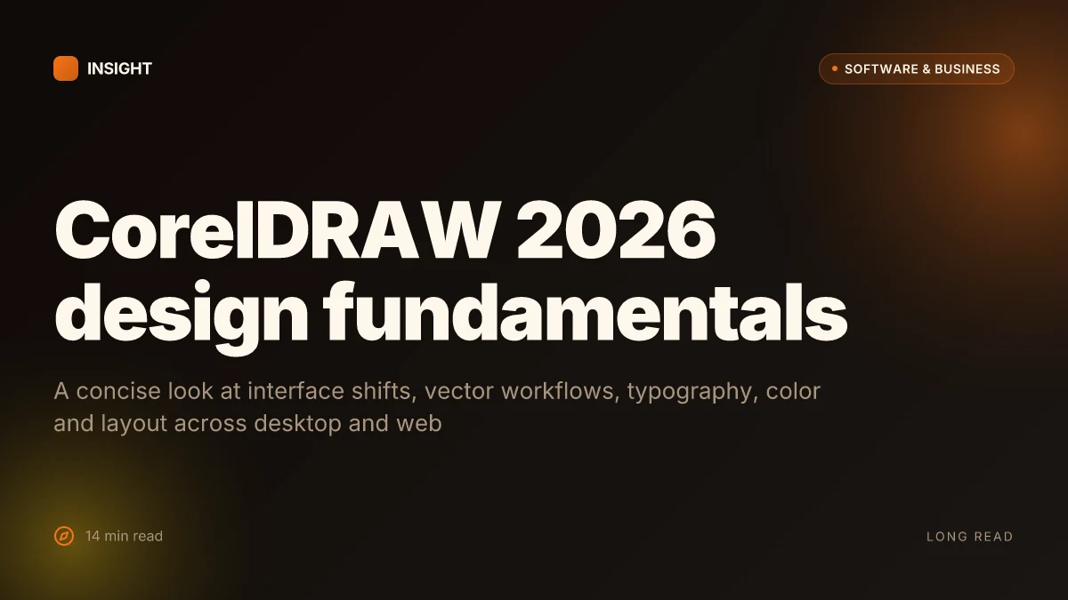 What are the core design fundamentals in CorelDRAW for 2026