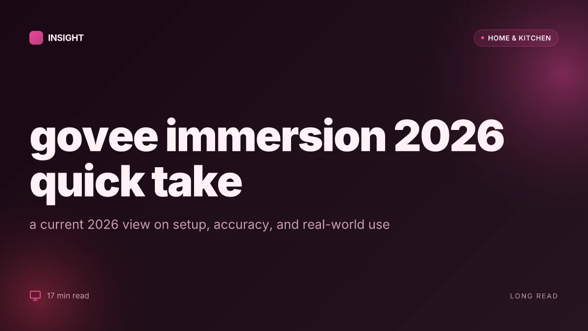 What makes the Govee Immersion TV Backlight worth it in 2026