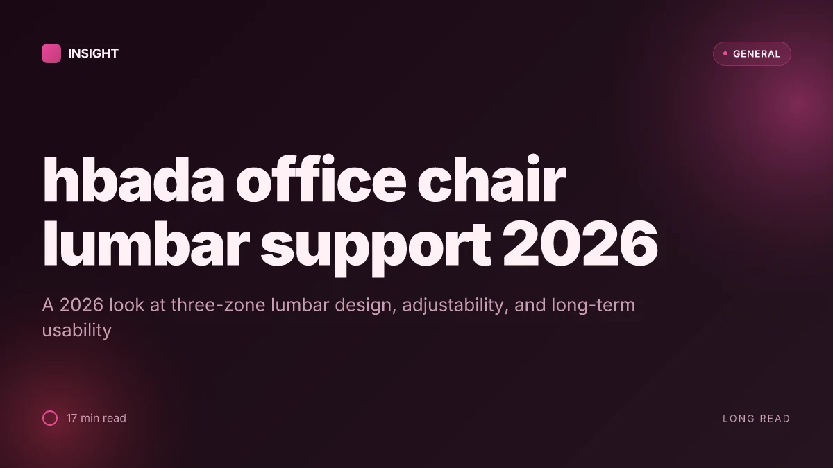 How good is the hbada office chair with lumbar support in 2026