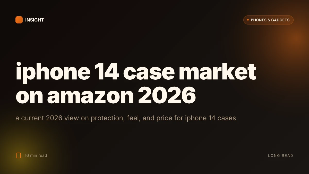 What makes an iPhone 14 case from Amazon stand out in 2026