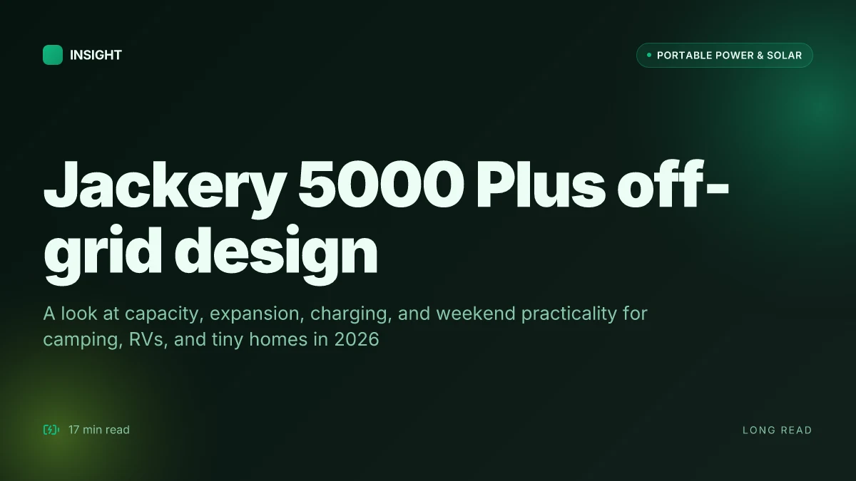 What makes the Jackery 5000 Plus a compelling off-grid power choice in 2026