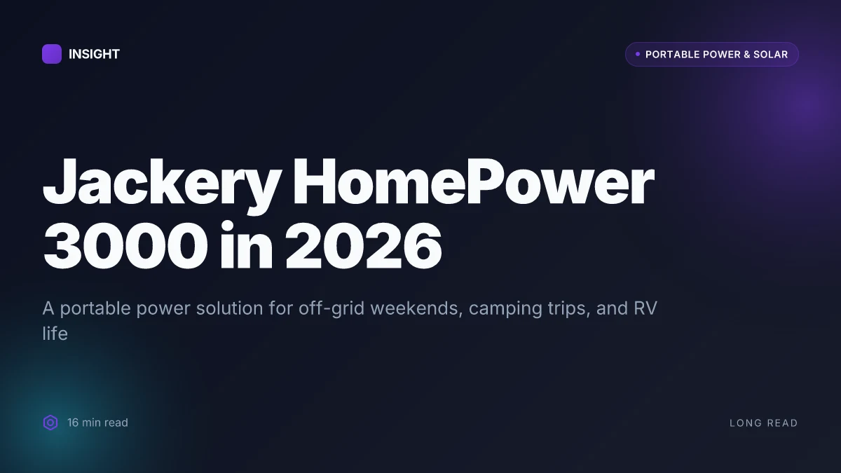 What makes the Jackery HomePower 3000 worth your attention in 2026