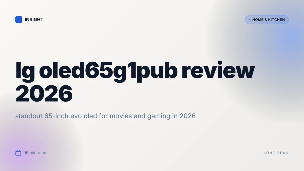 What makes the lg oled65g1pub stand out among 65-inch OLEDs in 2026