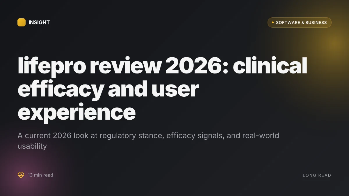 What is lifepro review in 2026, and where does its clinical efficacy actually stand