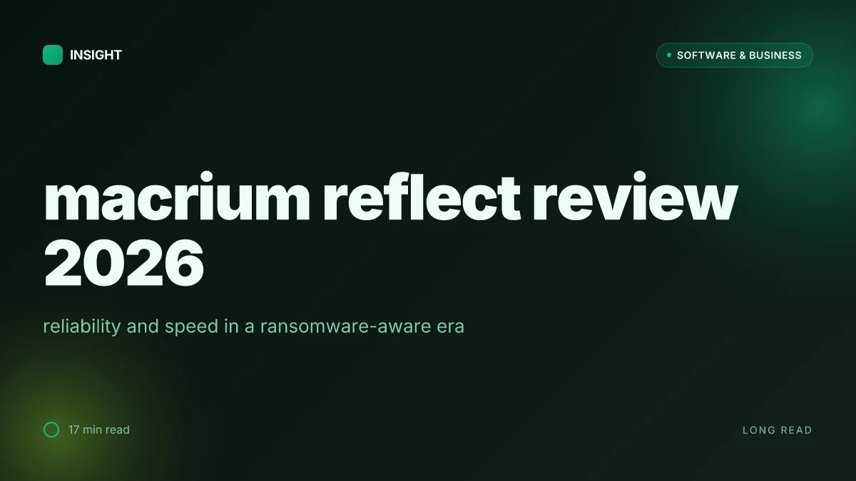 Macrium reflect review 2026: what a fresh take on disk imaging reveals about reliability and speed