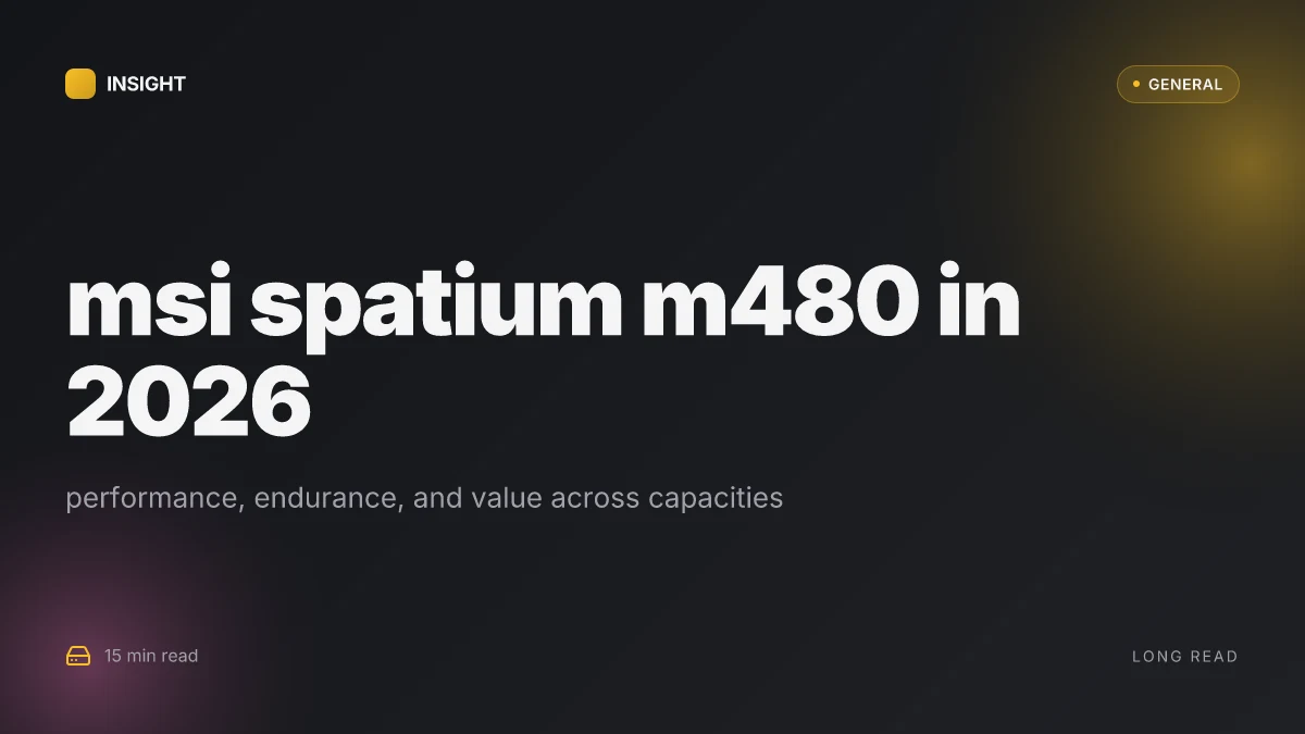 What makes the MSI Spatium M480 different in 2026