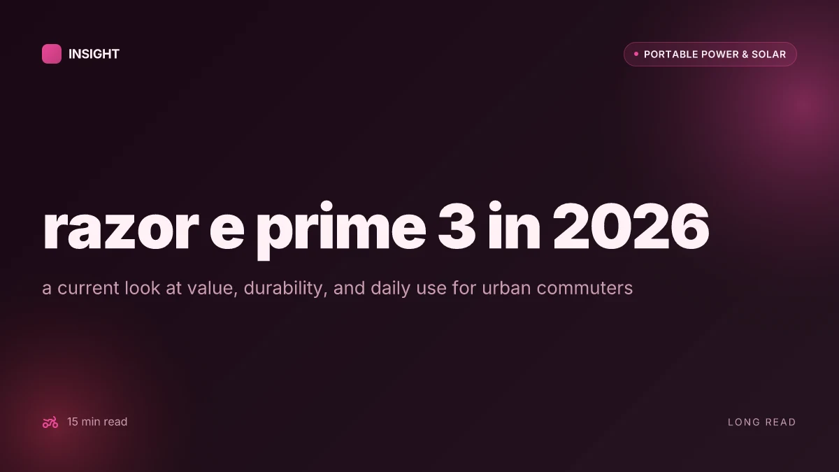 What is the Razor E Prime 3 and what to expect in 2026
