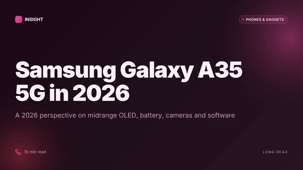 What makes the Samsung Galaxy A35 5G stand out in 2026
