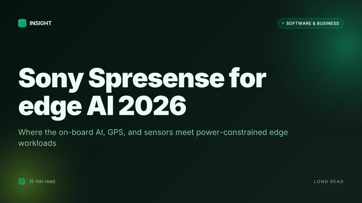 How Sony Spresense compares for Edge AI in 2026