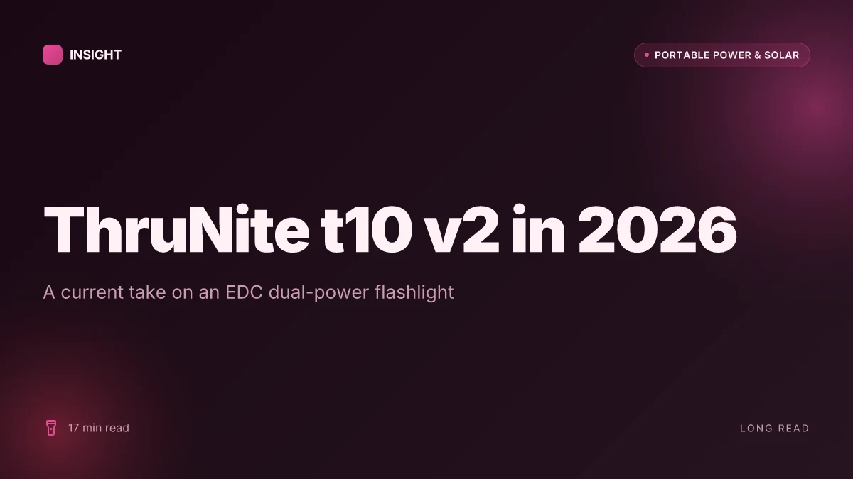 What makes the ThruNite T10 V2 stand out as an EDC dual-power light in 2026