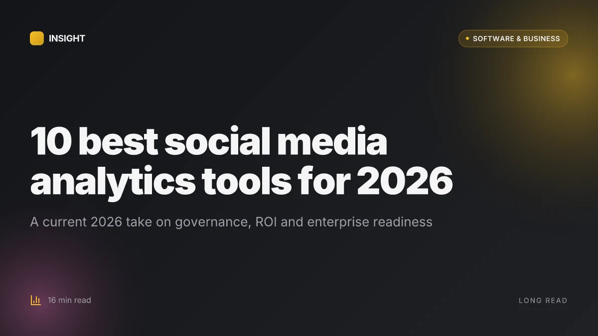 10 Best social media analytics tools for 2026 and how to choose